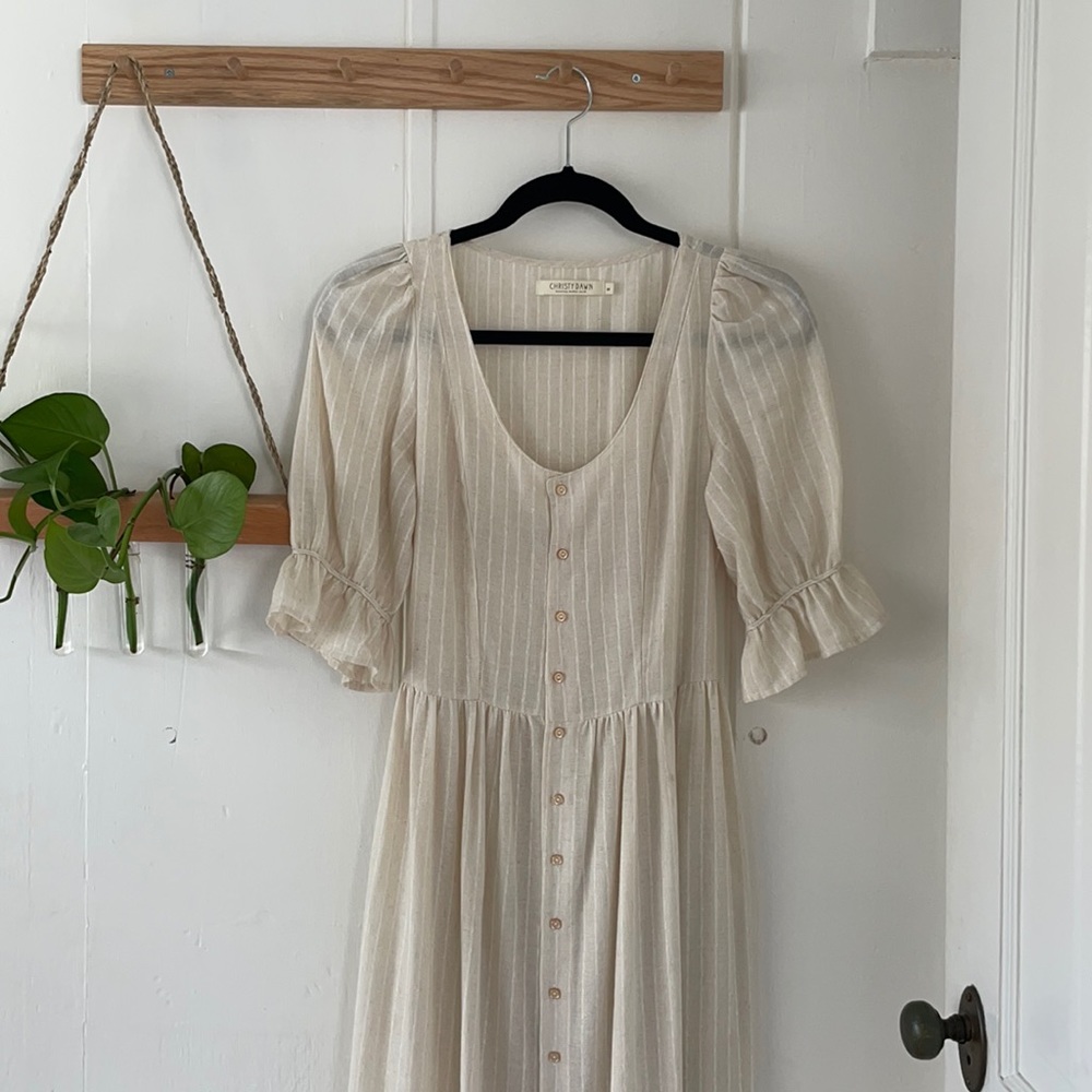Christy Dawn Astrid Dress Sand